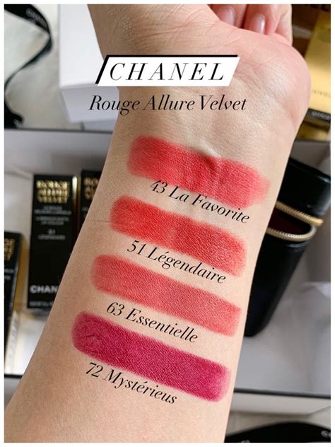 chanel swatches